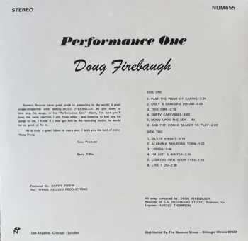 LP Doug Firebaugh: Performance One