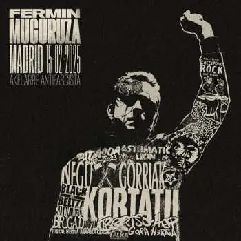 3LP Fermin Muguruza: Madrid 15-02-2025: Akelarre Antifacista