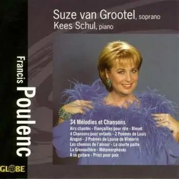 CD Francis Poulenc: 34 Mélodies Et Chansons