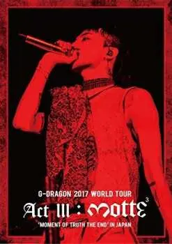 2Blu-ray G-Dragon: G-dragon 2017 World Tour (act 3. M.o.t.t.e)