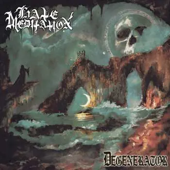 LP Hate Meditation: Degenerator (white Vinyl)