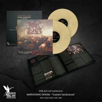 2LP Impending Doom: Caedes Sacrilegae (the Rough Mixes) (soft Gold Vinyl 2lp)