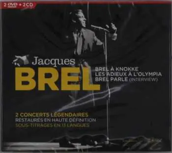 2CD/2DVD Jacques Brel: En Concert