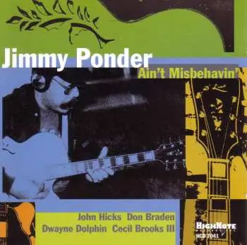 CD Jimmy Ponder: Ain't Misbehavin'
