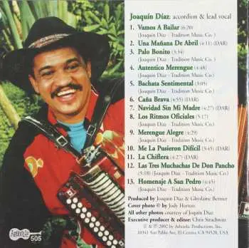 CD Joaquin Diaz: Merengue Alegre