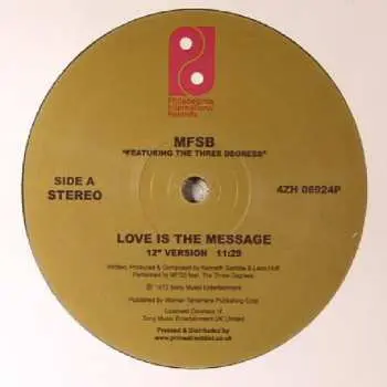 LP MFSB: Love Is The Message / TSOP (The Sound Of Philadelphia)