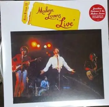 LP Jonathan Richman & The Modern Lovers: Live CLR | LTD