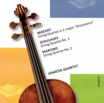 CD Janáček Quartet: Mozart, Schulhoff, Martinů