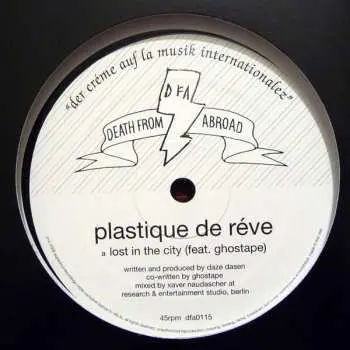 LP Plastique De Rêve: Lost In The City