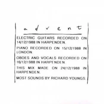 CD Richard Youngs: Advent
