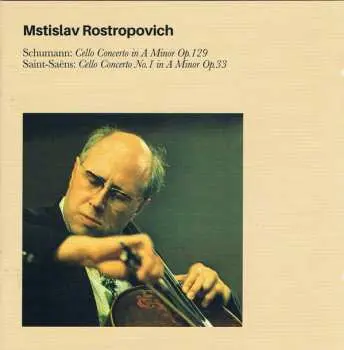 CD Robert Schumann: Schumann: Cello Concerto in A Minor Op. 129 / Saint-Saëns: Cello Concerto No. 1 in A Minor Op. 33 LTD