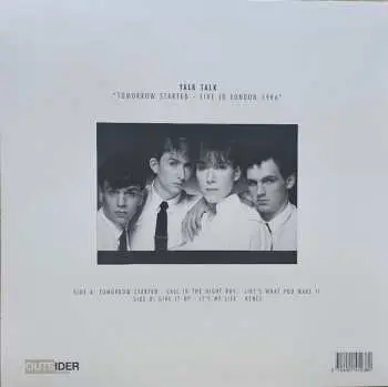 LP Talk Talk: Tomorrow Started - Live In London 1986