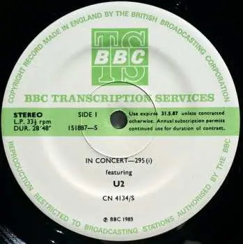 CD U2: In Concert