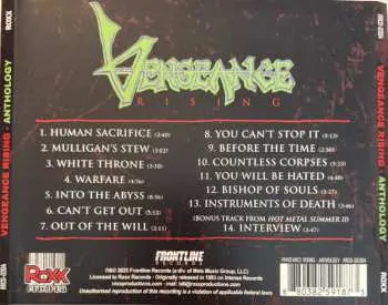 CD Vengeance Rising: Anthology In Memorial Roger Martinez 1962-2025 LTD