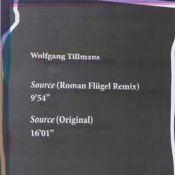 LP Wolfgang Tillmans: Source