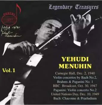 2CD Yehudi Menuhin: Vol.1