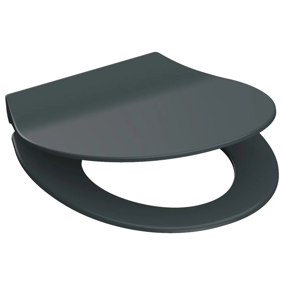 Eisl Sanitär WC prkénko Duroplast Soft Close Slim Antracit 82704