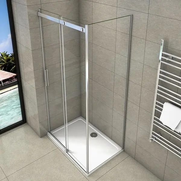 Pevná boční stěna Harmony/Diamond F2 80x195 - upevnění k pevnému sklu