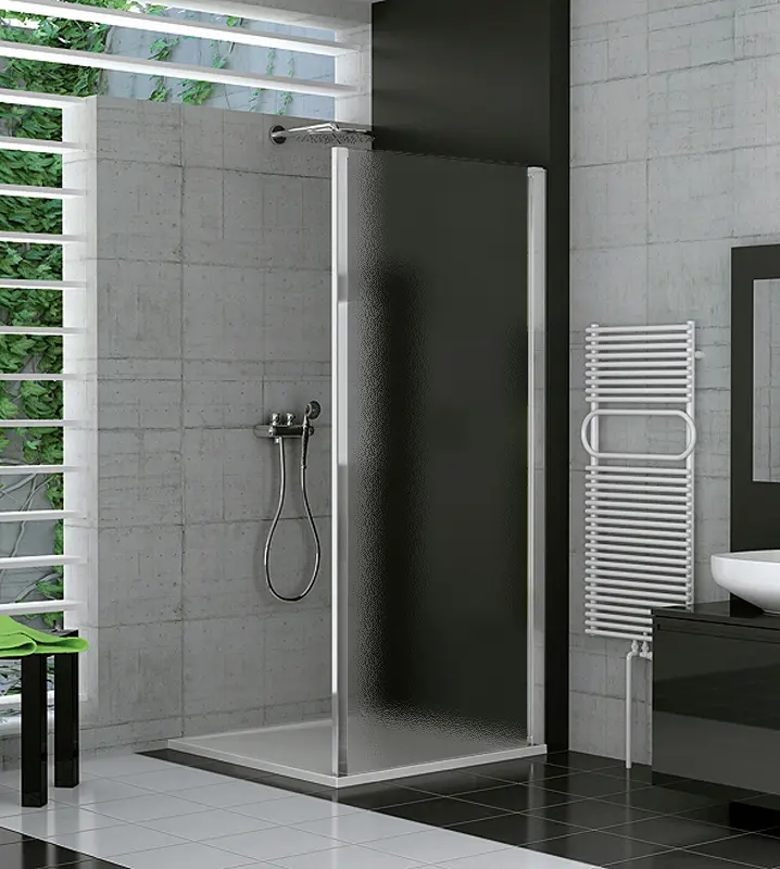 SanSwiss TOPF 0900 50 22 Boční stěna 90 cm, aluchrom/durlux