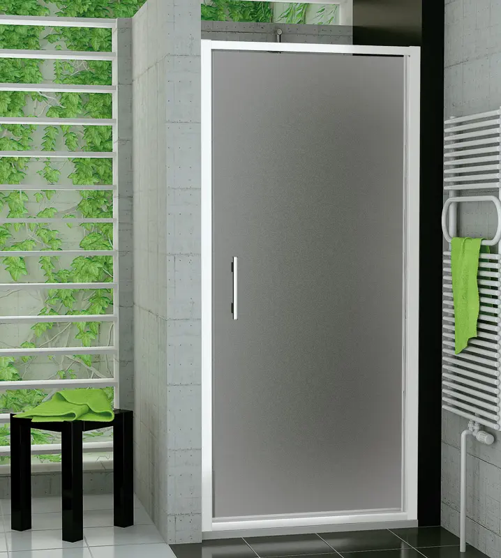 SanSwiss TOPP 1000 04 22 Jednokřídlé dveře 100 cm, bílá/durlux