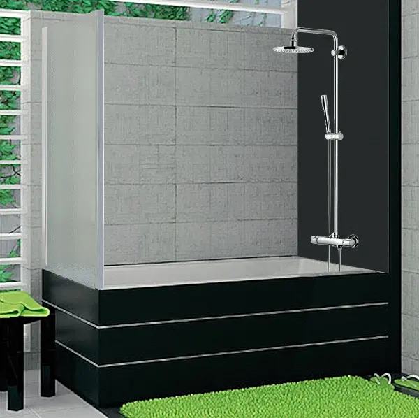 SanSwiss TOPV 0800 01 22 Boční stěna vanová 80 cm, matný elox/durlux