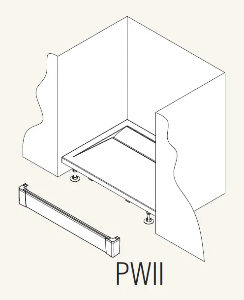 SanSwiss PWII 160 04 Přední panel hliníkový pro obdélníkovou vaničku 160 cm - bílý