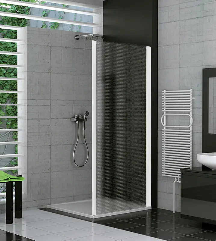 SanSwiss TOPF 1200 04 30 Boční stěna 120 cm, bílá/mastercarré