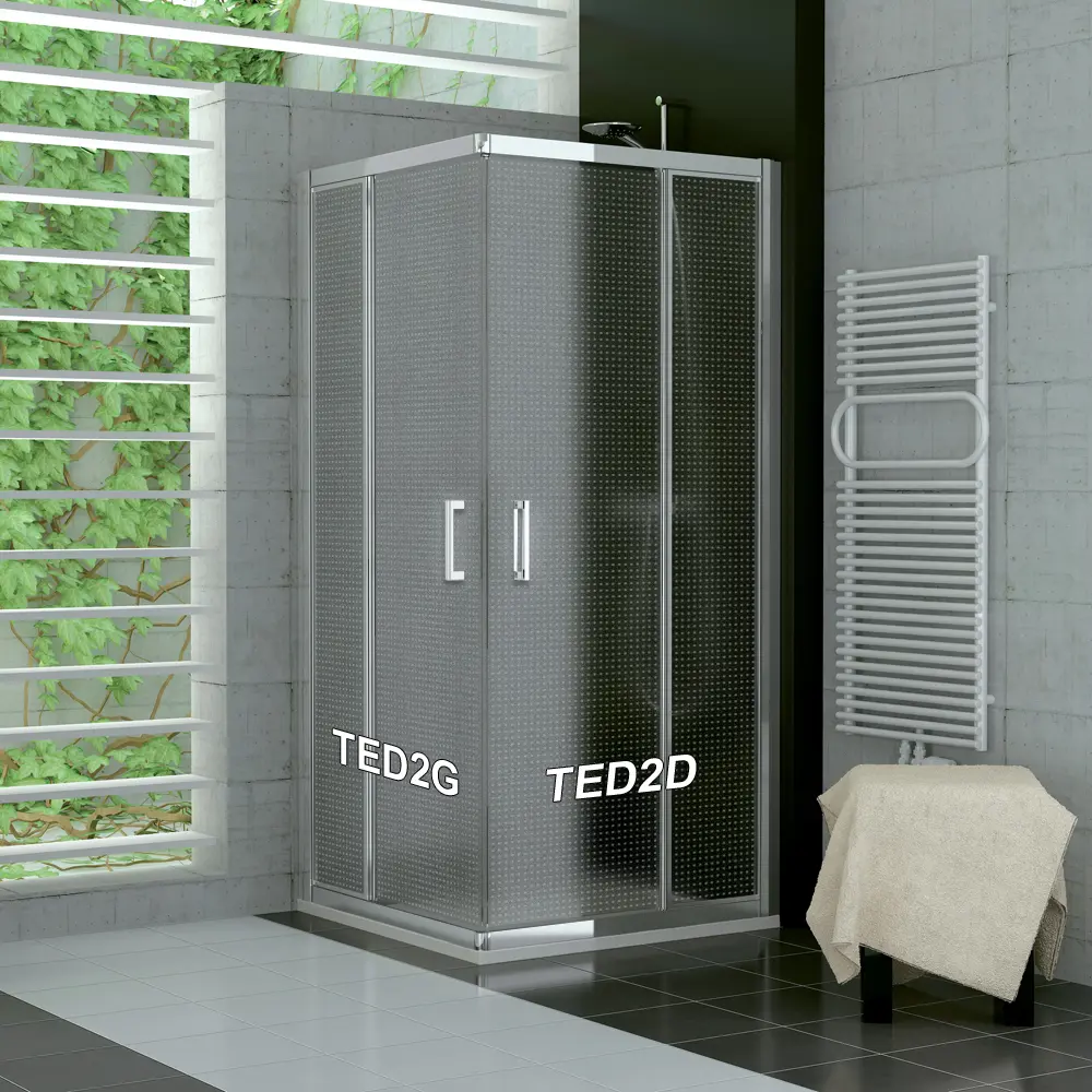 SanSwiss TED2D 0900 50 30 Pravý díl sprchového koutu 90 cm, aluchrom/mastercarré