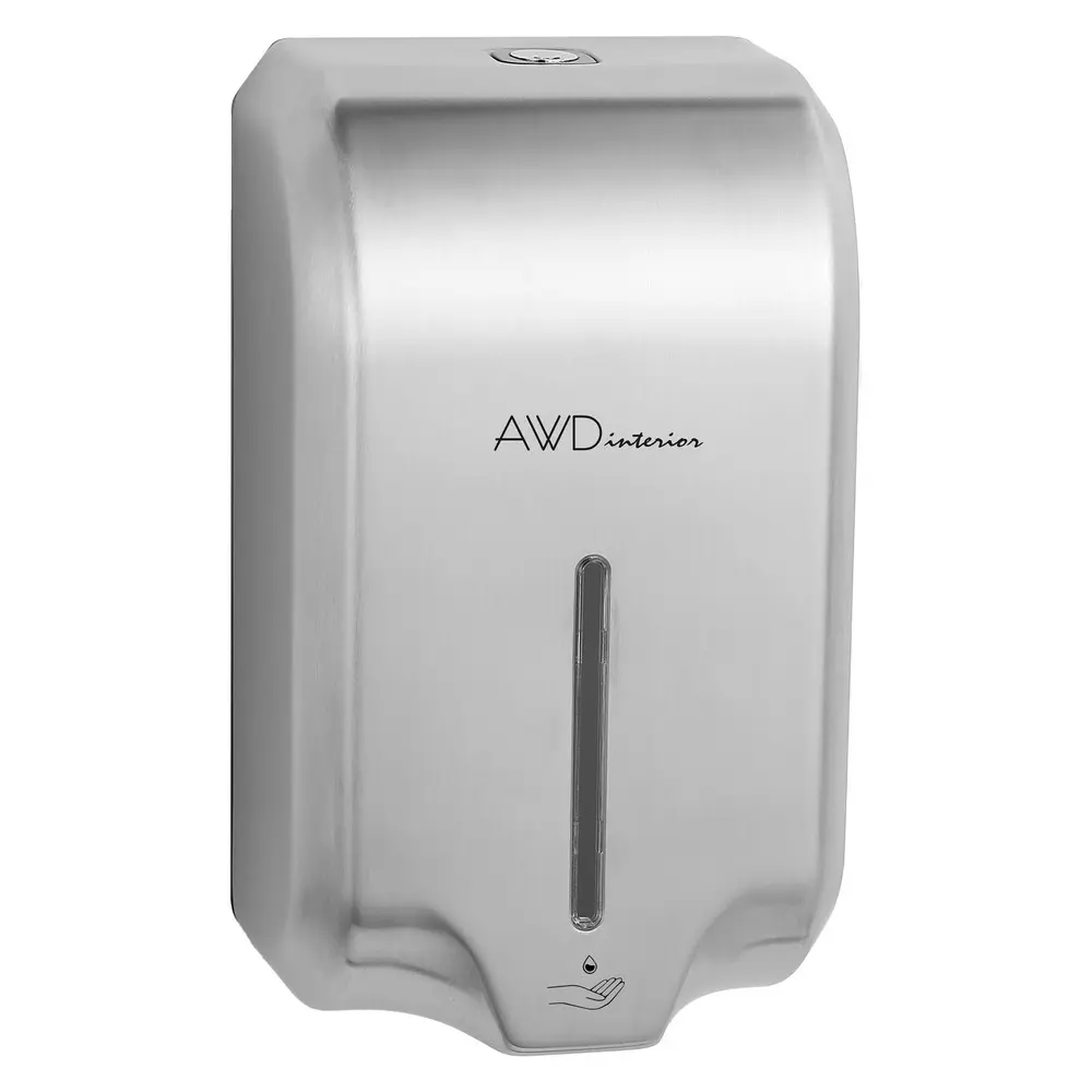 Automatický dávkovač mýdla, nerezová ocel, 1200 ml, AWD INTERIOR 2105