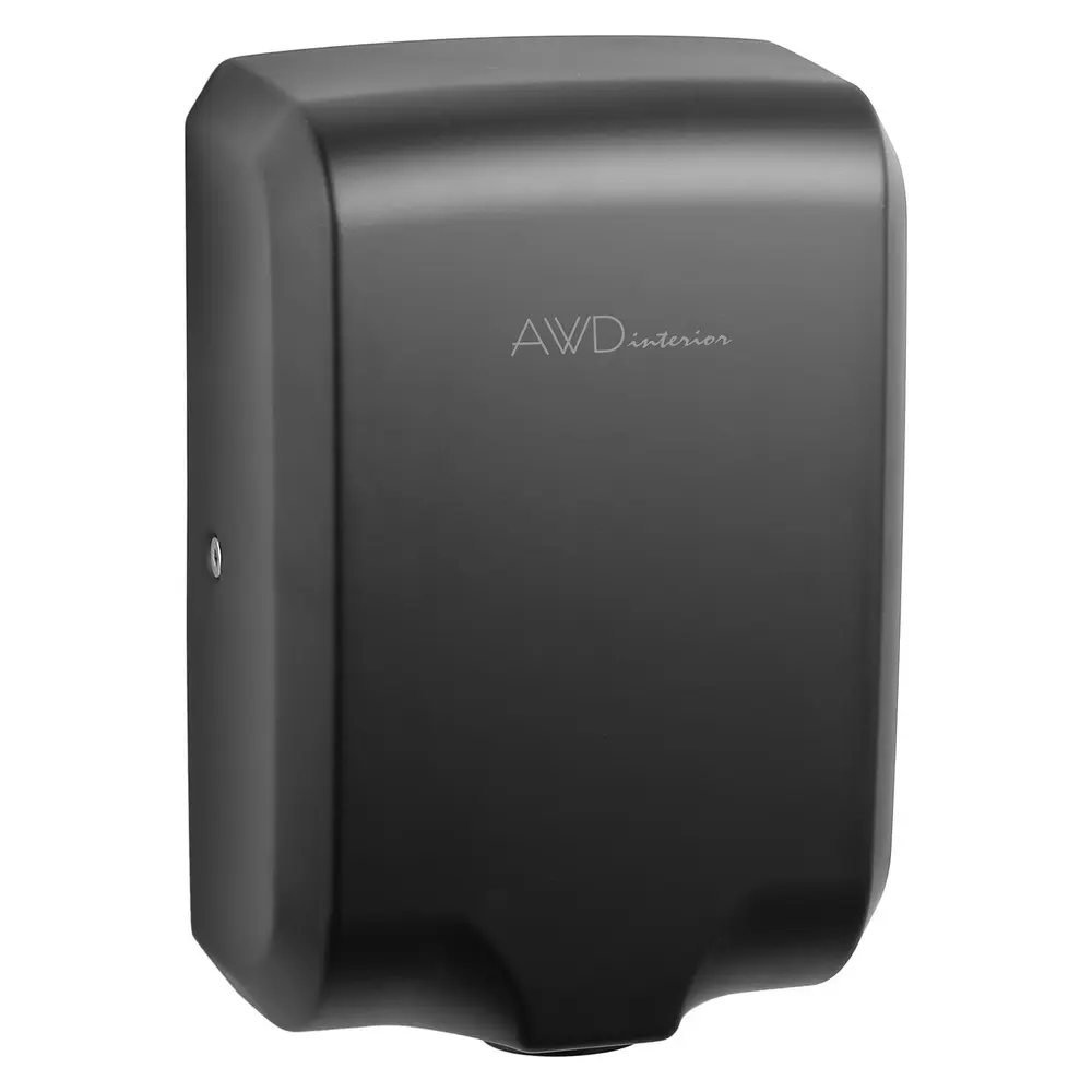 Vysoušeč rukou 1000W, černý, AWD INTERIOR 2122