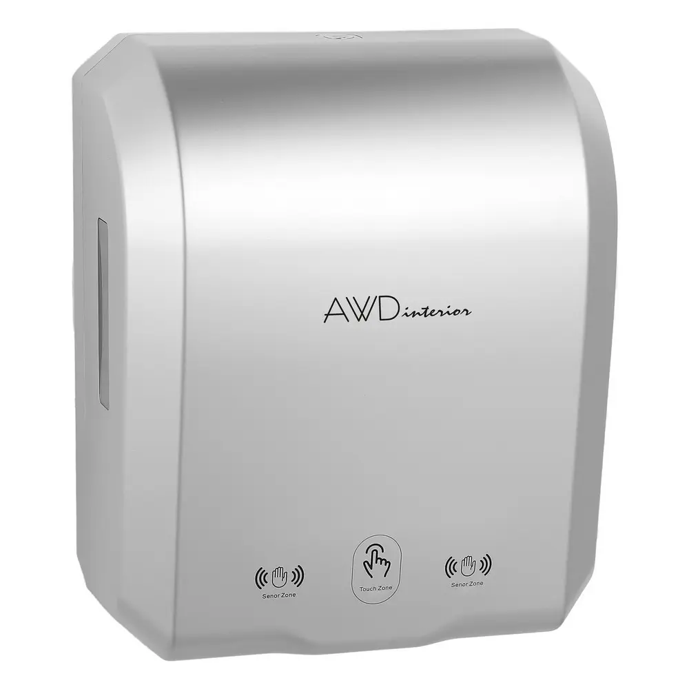 Automatický dávkovač papírových ručníků, stříbrný, AWD INTERIOR 2107