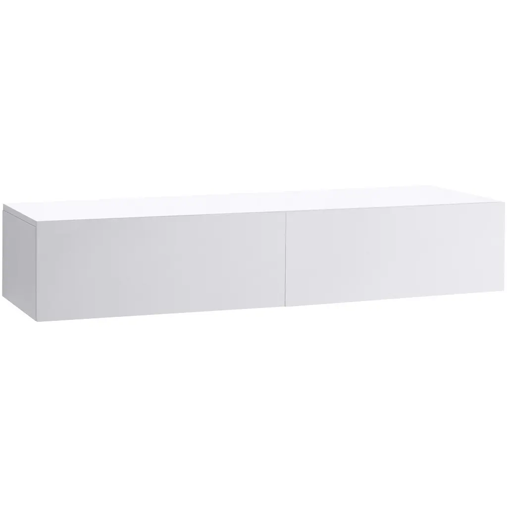 CERANO Koupelnová skříňka pod nástěnné umyvadlo/doplňková Noira bílá matná 120x28x43  CER-8050BD7606