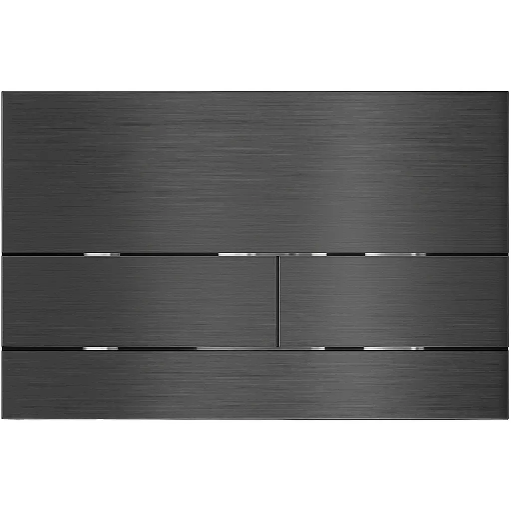CERANO Ovládací tlačítko splachování Line k WC modulu Profi nerezová ocel grafit/gun metal CER-8050BD80365