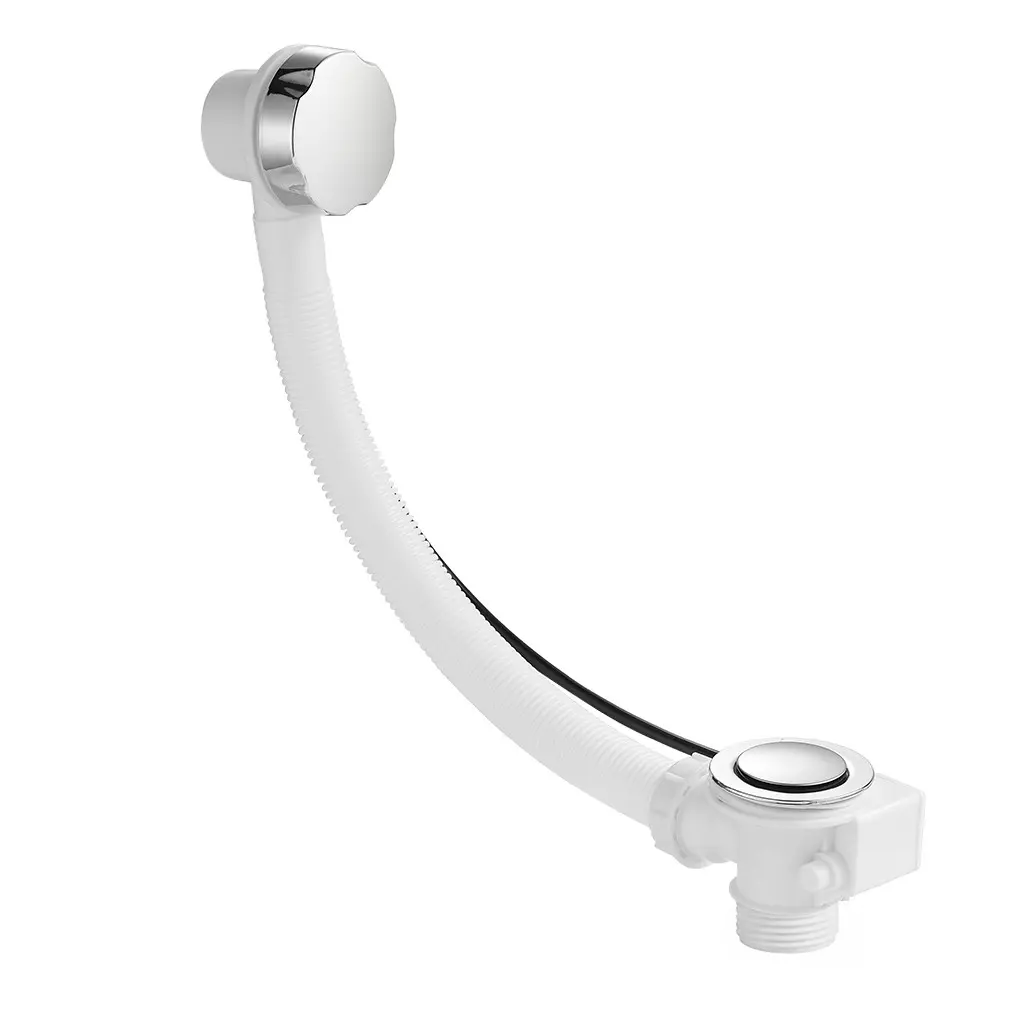 Vanová souprava ovládaná bovdenem 6/4“ - malá zátka - plast - chrom - 58 cm