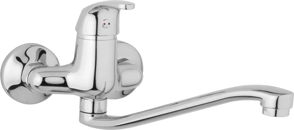 JB Sanitary Nástěnná dřezová a umyvadlová baterie SLIM, rozteč 100 mm, S ramínko 300 mm A10 30 40