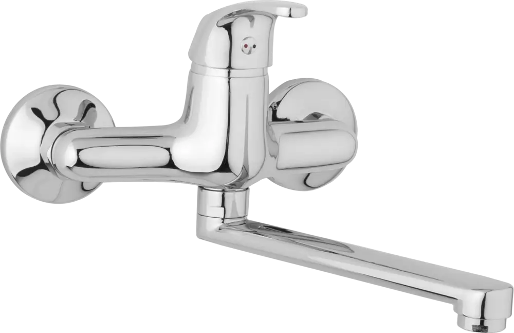 JB Sanitary Nástěnná dřezová a umyvadlová baterie SLIM, rozteč 150 mm, ramínko 300 mm A10 35 10