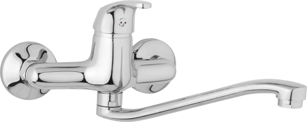 JB Sanitary Nástěnná dřezová a umyvadlová baterie SLIM, rozteč 150 mm, S ramínko 300 mm A10 35 40