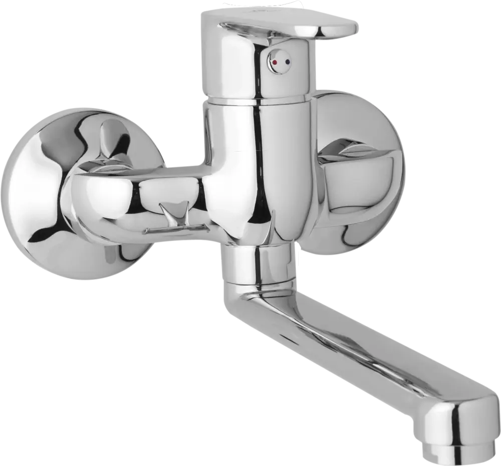 JB Sanitary Nástěnná dřezová a umyvadlová baterie TIRA, rozteč 100 mm, ramínko 300 mm D10 30 10