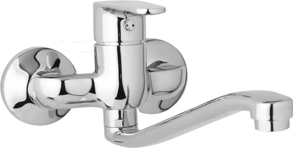 JB Sanitary Nástěnná dřezová a umyvadlová baterie TIRA, rozteč 100 mm, S ramínko 300 mm D10 30 40