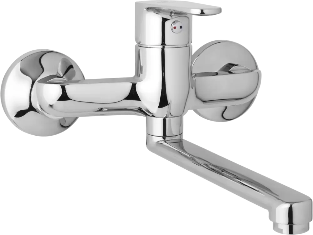 JB Sanitary Nástěnná dřezová a umyvadlová baterie TIRA, rozteč 150 mm, ramínko 300 mm D10 35 10