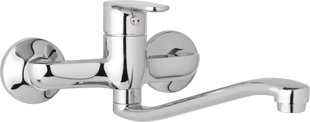 JB Sanitary Nástěnná dřezová a umyvadlová baterie TIRA, rozteč 150 mm, S ramínko 250 mm D10 35 20