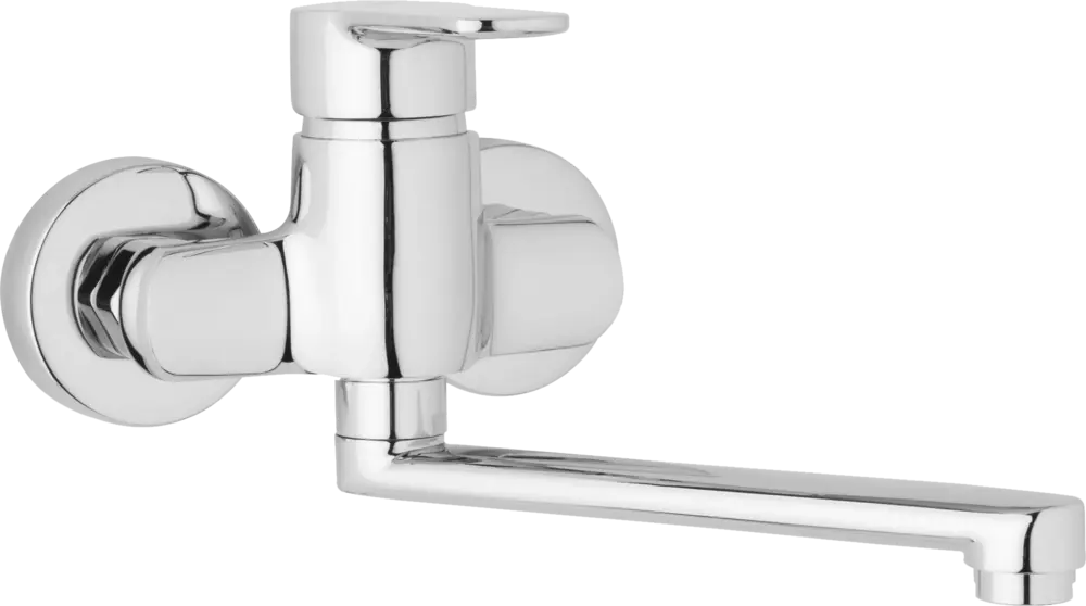 JB Sanitary Nástěnná dřezová a umyvadlová baterie MIRAM, rozteč 100 mm, ramínko 200 mm M10 30 00