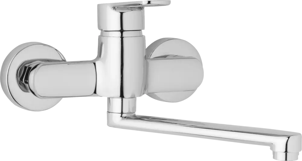 JB Sanitary Nástěnná dřezová a umyvadlová baterie MIRAM, rozteč 150 mm, ramínko 300 mm M10 35 10