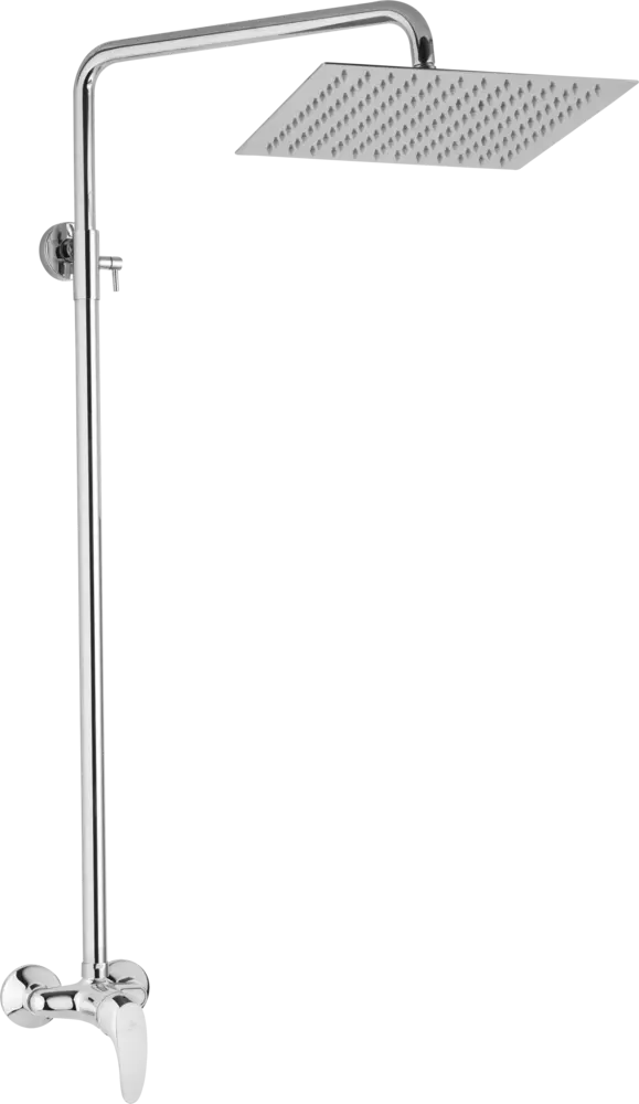 JB Sanitary SLIM SA 56 000 00 2 - Sprchová sestava s baterií 100mm; nerezovou čtvercovou sprchou 300x300mm; bez možnosti ruční sprchy