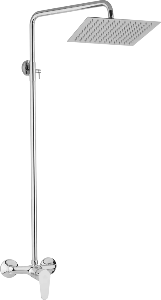 JB Sanitary TIRA SD 61 000 00 2 - Sprchová sestava s baterií 150mm; nerezovou čtvercovou sprchou 300x300mm; bez možnosti ruční sprchy