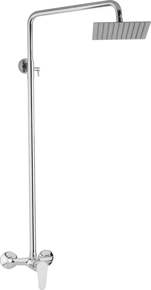 JB Sanitary SD 61 000 00 5 — Sprchová sestava s baterií TIRA s horním vývodem, 25x25cm