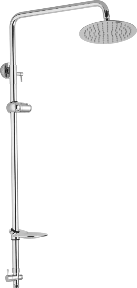 JB Sanitary Sprchová sestava pro horní vývod, průměr 20 cm,  včetně keramický přepínač, mýdlenka, držák sprchy, bez příslušenství SS 31 10