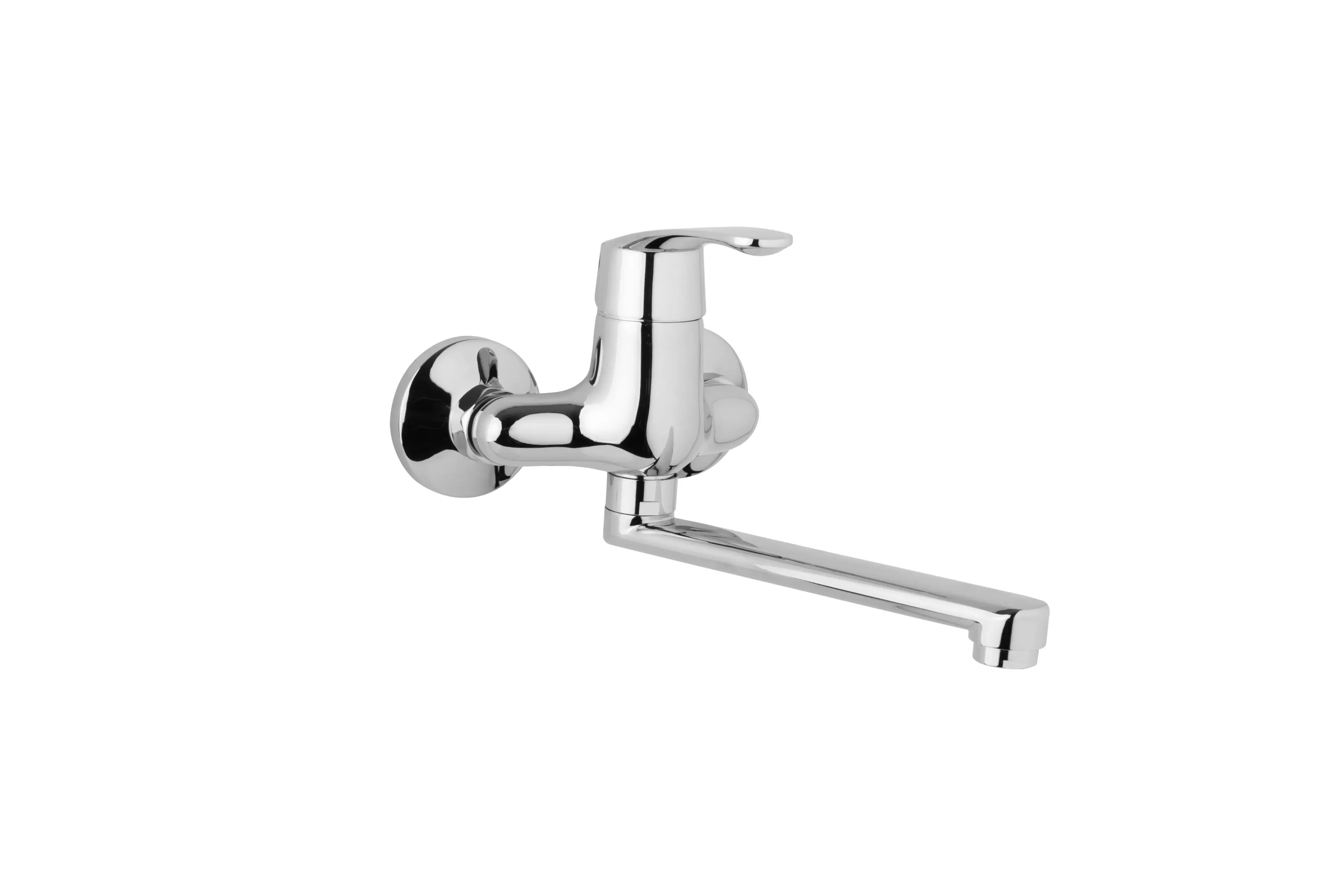 JB Sanitary Nástěnná dřezová a umyvadlová baterie HELA-ECO, rozteč 100 mm, ramínko 200mm, 6 l/min L06 30 00