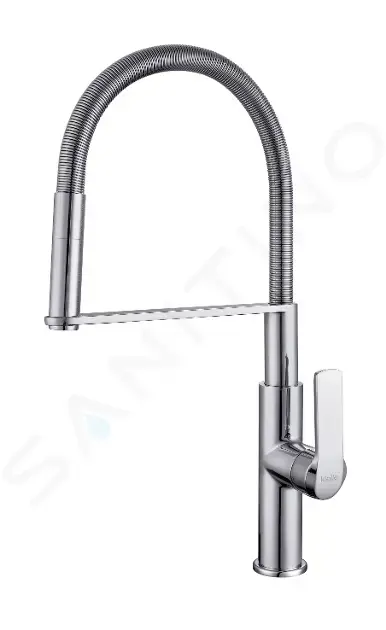 kielle 10516100 - Dřezová baterie s flexibilním ramenem, chrom