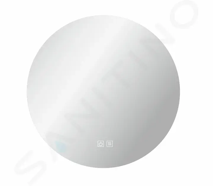 kielle Zrcadlo s LED osvětlením a vyhříváním, průměr 60 cm 50324051
